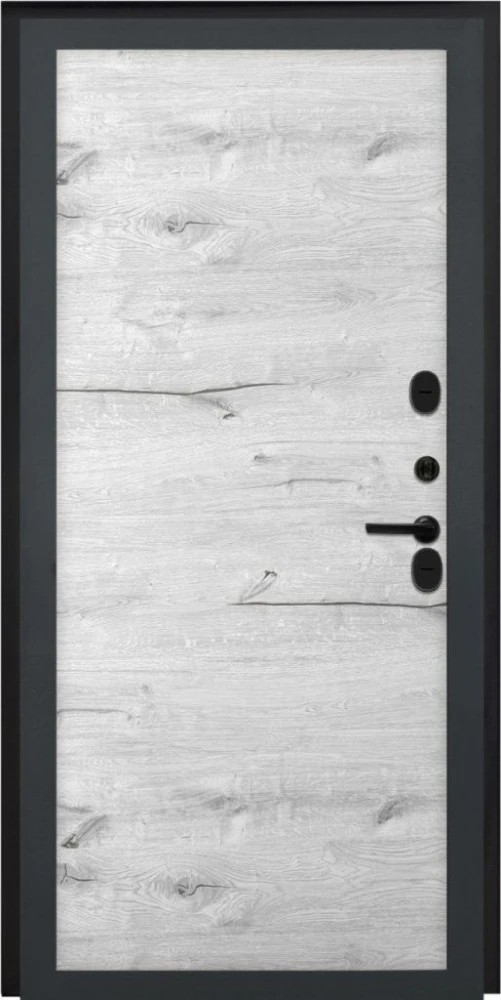 Входная дверь ДвериПРО L Термо Без фрезеровки Дуб арктик горизонт DPRO201312 внутренняя сторона