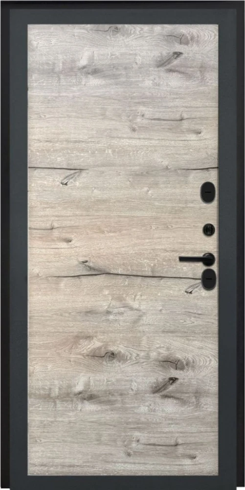 Входная дверь ДвериПРО Аура Без фрезеровки Дуб пацифик горизонт DPRO201308 внутренняя сторона