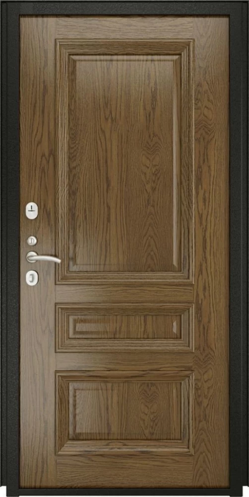 Входная дверь ДвериПРО Д-68 Фараон-2 (16мм, светлый мореный дуб) DPRO197055 внутренняя сторона