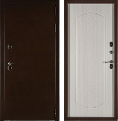 Дверь ЗД Термо Лайт Антик медь